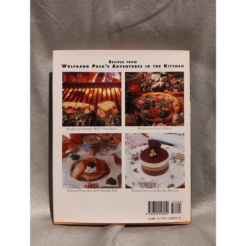 Wolfgang Puck Signed Cookbook | Adventures in the Kitchen | 175 Recipes | Signed